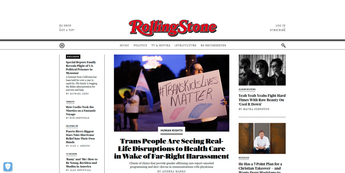 Rolling Stone Magazine