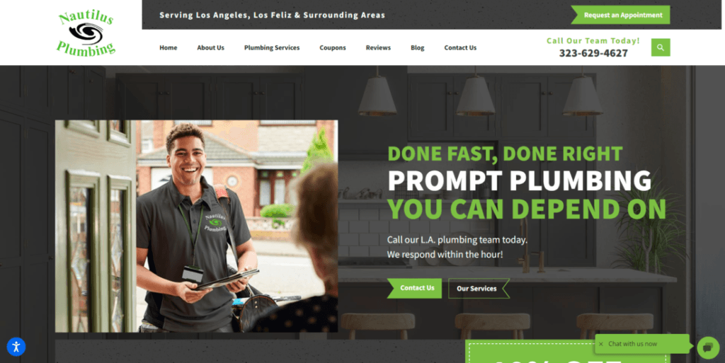 Los Feliz Plumber - Nautilus Plumbing - www.nautilusplumbing.com