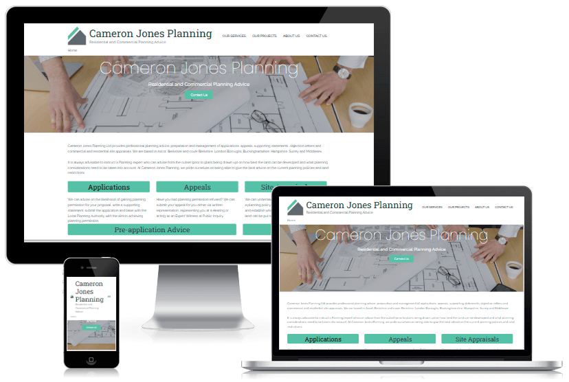 Cameron Jones Planning - Screenshot