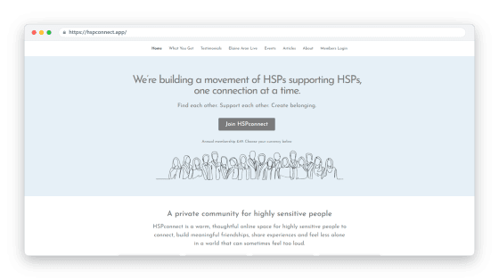 Screenshot - HSPconnect-mockup