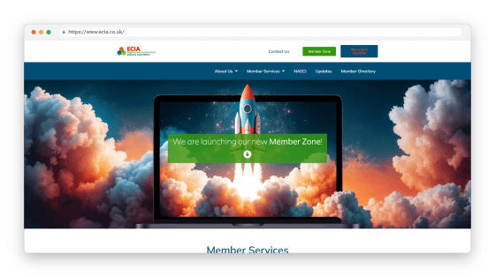 Screenshot - ECIA - Engineering Construction Industry Association-mockup