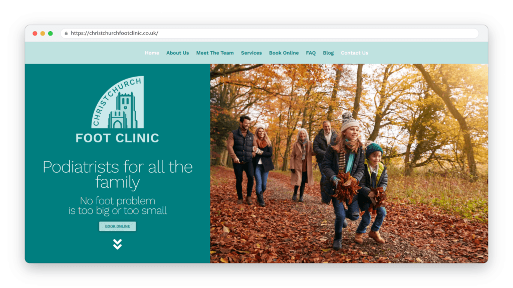 Screenshot - Christchurch Foot Clinic