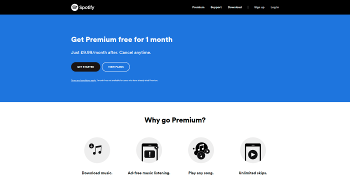 Spotify Premium - 1 Month Free